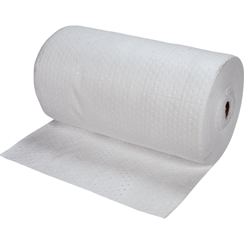 Rouleaux absorbants li&eacute;s de premi&egrave;re qualit&eacute;, Lourd, 150' lo x 30" la, Absorption 50 gal. SPOC Demo