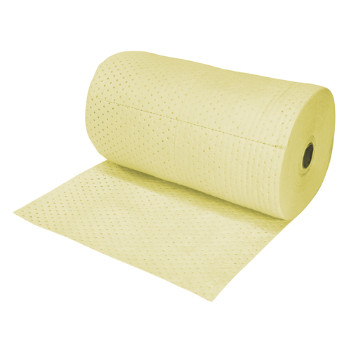Premium Fine Fibre Sorbent Rolls, Heavyweight, 150' L x 15" W, 50 gal. Absorbancy SPOC Demo