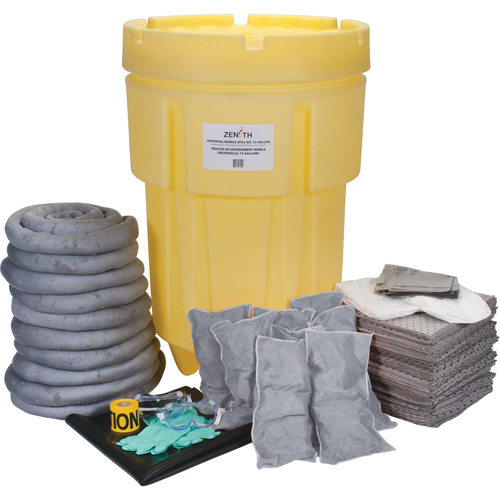 Trousse de lutte contre les d&eacute;versements pour &eacute;tabli, Universel, Baril, Absorbance de 95 gal. US SPOC Demo