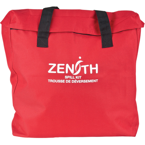 Trousse d'&eacute;quipement de lutte contre les d&eacute;versements, Huile seulement/Universel, Sac, Absorbance de 10 gal. US SPOC Demo