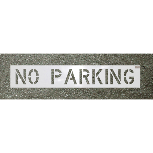 Parking Lot Stencils, Pictogram, 4" x 3" SPOC Demo