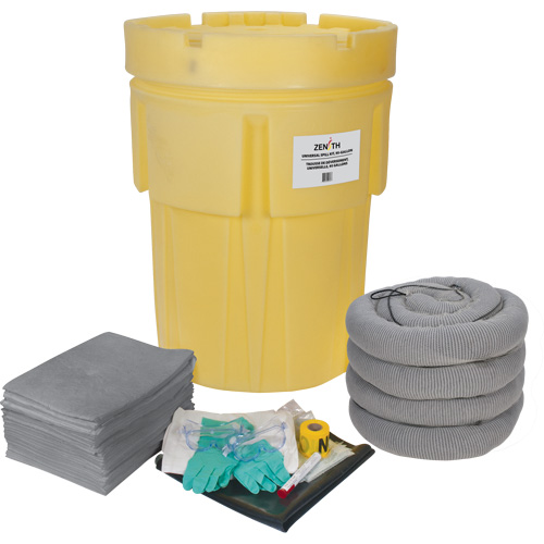Trousse &eacute;conomique de lutte contre les d&eacute;versements, Universel, Baril, Absorbance de 95 gal. US SPOC Demo