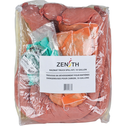 Truck Spill Kit, Hazmat, Bag, 10 US gal. Absorbancy SPOC Demo
