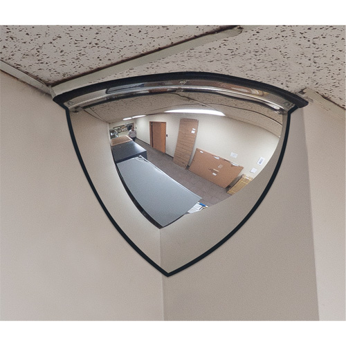 Miroir en d&ocirc;me 90°, Quart de d&ocirc;me, Dessus ouvert, Diam&egrave;tre 20" SPOC Demo