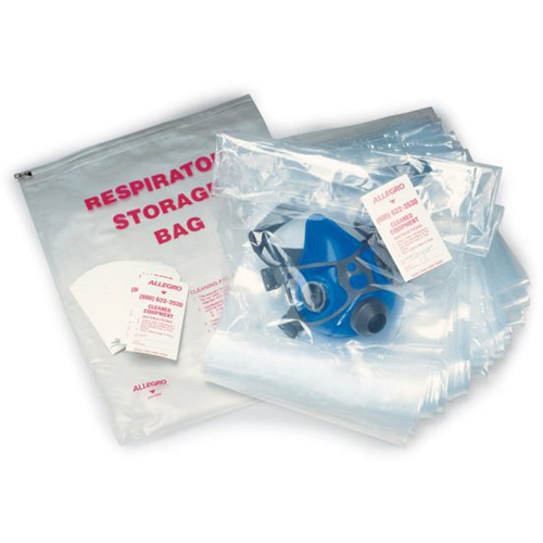 ALLEGRO INDUSTRIES Disposable Storage Bags for 4002 Respirator Cleaning Kit SPOC Demo