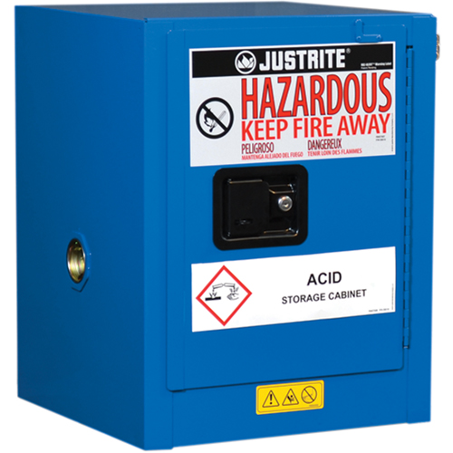 ChemCor&reg; Lined Hazardous Material Countertop Safety Cabinets, 4 gal., 17" x 22" x 17" SPOC Demo