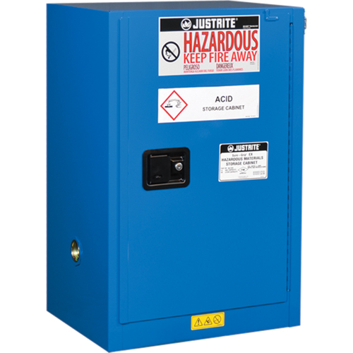Armoires compactes doubl&eacute;es pour rangement de mati&egrave;res dangereuses Chem-Cor, 12 gal., 23,25" x 35" x 18" SPOC Demo