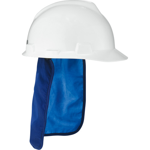 Tampon et voile pour le cou refroidissants pour casque de s&eacute;curit&eacute; Chill-Its 6717CT, Bleu SPOC Demo