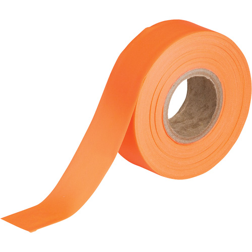 Ruban pour signalisation, 1,188" la x 150' lo, Orange fluorescent SPOC Demo