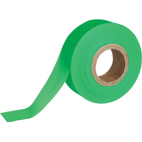 Ruban pour signalisation, 1,188" la x 150' lo, Vert fluorescent SPOC Demo