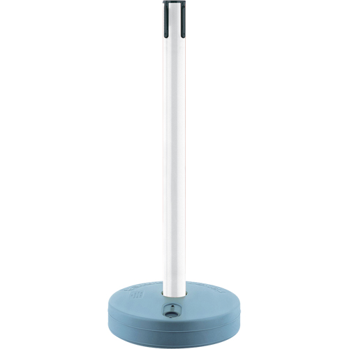 Outdoor TensaBarrier&reg; - Receiver Posts, 37" High, White SPOC Demo
