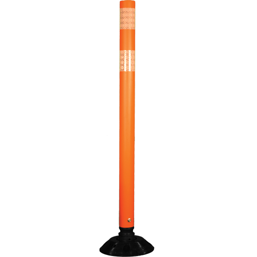 Impact Resistant Delineator, 36" H, Orange SPOC Demo