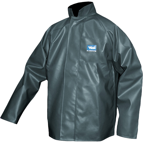 Journeyman Chemical Resistant Rain Jacket, Polyester, 2X-Large, Green SPOC Demo