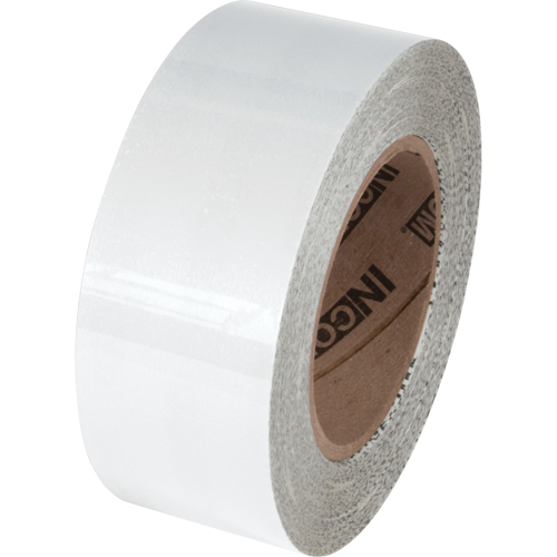 Tuff Mark&reg; Floor Marking Tape, 3" x 100', Polyester, White SPOC Demo