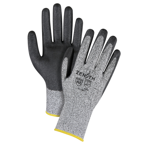 Gants &eacute;lastiques sans coutures r&eacute;sistants &agrave; la coupe, Taille Grand/9, Calibre 13, Rev&ecirc;tement Polyur&eacute;thane, Enveloppe en PEHP, ANSI/ISEA 105 niveau 2/EN 388 niveau 3 SPOC Demo