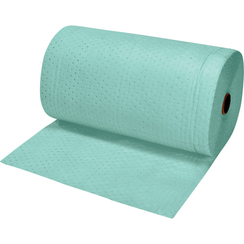 Rouleaux absorbants li&eacute;s de premi&egrave;re qualit&eacute;, Lourd, 150' lo x 30" la, Absorption 50 gal. SPOC Demo