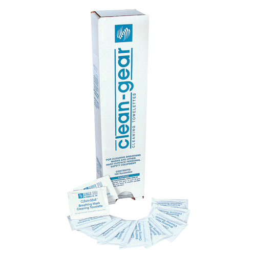 Respirator Cleaning Towelettes, 8" x 5", 100 Count SPOC Demo