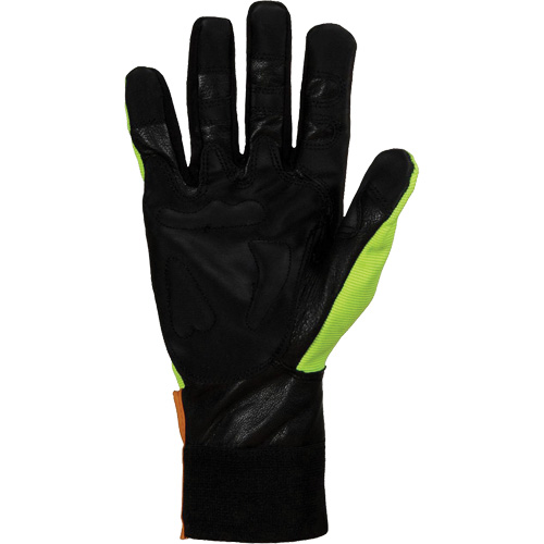 Endura&reg; Hi-Viz Chainsaw Gloves, Size Large/9, Goatskin Palm SPOC Demo