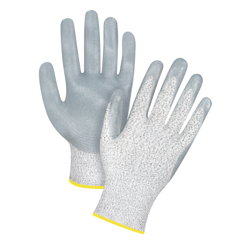 High-Performance Cut-Resistant Gloves, Size 2X-Large/11, 13 Gauge, Nitrile Coated, HPPE Shell, ANSI/ISEA 105 Level 4/EN 388 Level 5 SPOC Demo
