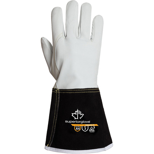 Endura&reg; 399GKGL5 Welding Gloves, Grain Goatskin, Size Medium SPOC Demo