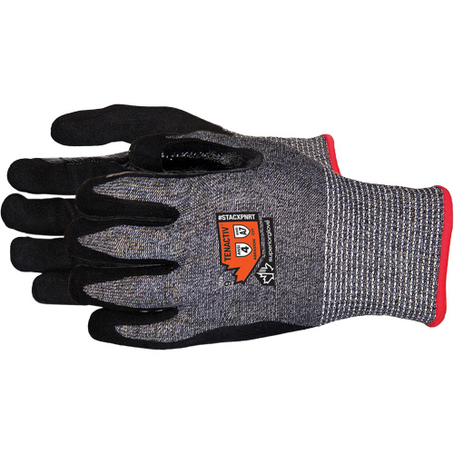 Gants en tricot de composite r&eacute;sistant aux coupures, Taille 6/T-petit, Calibre 13, Rev&ecirc;tement Mousse de nitrile, Enveloppe en Acier inoxydable/PEHP/TenActiv, ASTM ANSI niveau A7 SPOC Demo