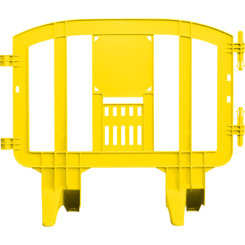 Barricade Minit, Emboîtables, 49" lo x 39" h, Jaune SPOC Demo