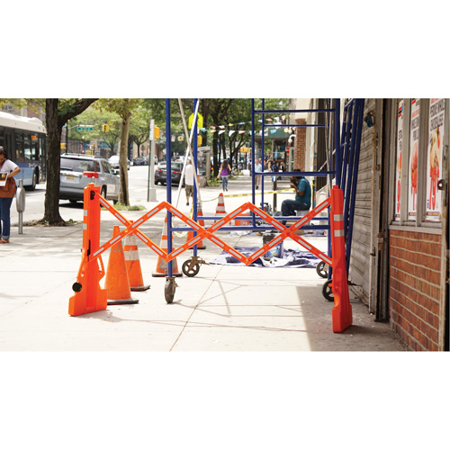 Multi-Gate Barricade, 43" H x 90" L, Orange SPOC Demo
