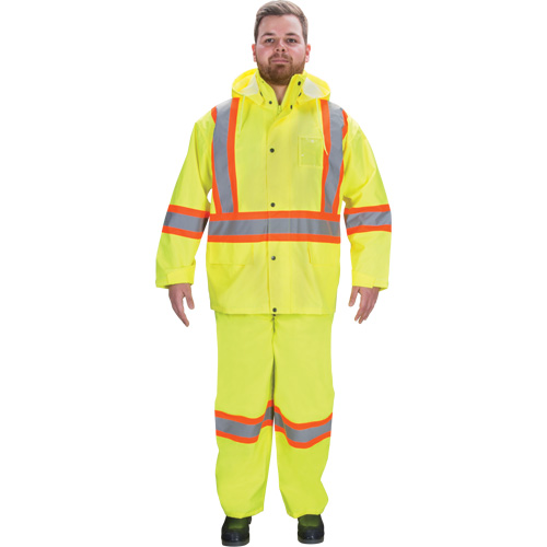 V&ecirc;tements imperm&eacute;ables RZ1000, Polyester, Petit, Jaune lime haute visibilit&eacute; SPOC Demo