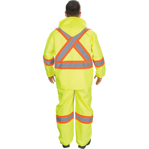 V&ecirc;tements imperm&eacute;ables RZ1000, Polyester, Petit, Jaune lime haute visibilit&eacute; SPOC Demo