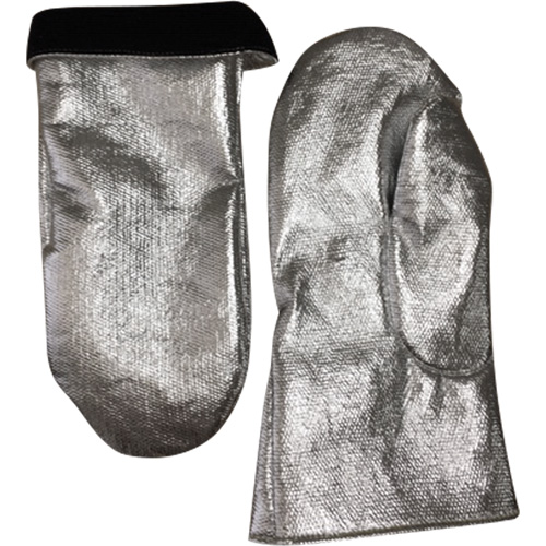 Mitaine de soudage r&eacute;sistant &agrave; la chaleur, Carbone aluminis&eacute;/Cuir, Taille unique, Prot&egrave;ge jusqu'&agrave; 800° F (426.66° C) SPOC Demo