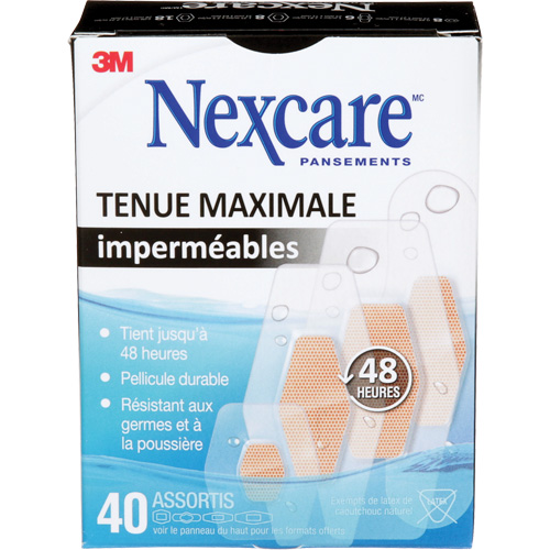 Nexcare Max-Hold Waterproof Bandages, Assorted, Plastic, Sterile SPOC Demo