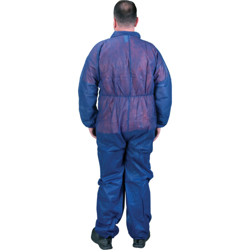 Coveralls, Medium, Blue, Polypropylene SPOC Demo