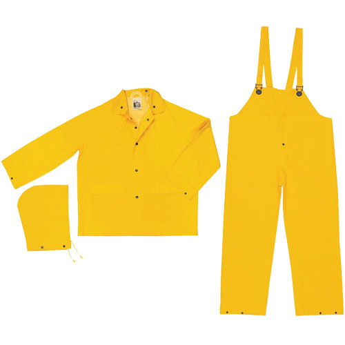Classic Series Rain Suit, Polyester/PVC, Medium, Yellow SPOC Demo