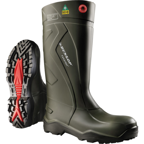 Purofort+&reg; Full Safety Boots, Purofort&reg;, Steel Toe, Size 7, Puncture Resistant Sole SPOC Demo