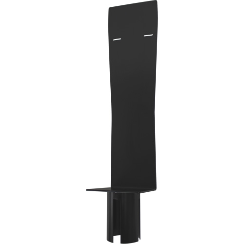 Porte-distributeur pour poteaux de barri&egrave;re pour le contr&ocirc;le des foules, Noir SPOC Demo