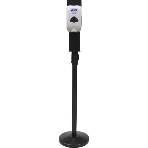 Porte-distributeur pour poteaux de barri&egrave;re pour le contr&ocirc;le des foules, Noir SPOC Demo
