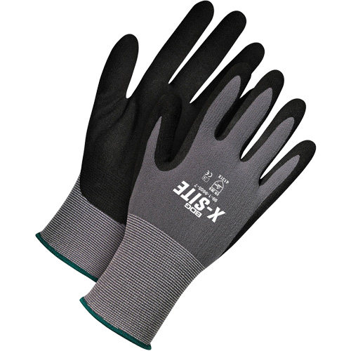X-Site Lightweight Coated Gloves, 8, Nitrile Coating, 15 Gauge, Nylon/Lycra&reg; Shell SPOC Demo