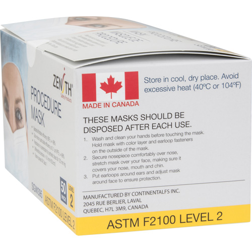 Disposable Procedure Face Masks, ASTM F2100 Level 2, Class 1 SPOC Demo