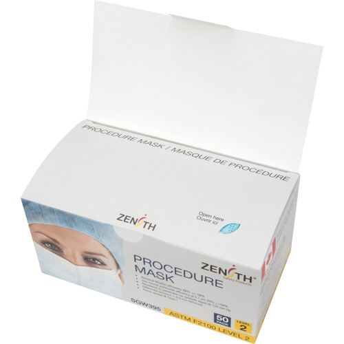 Disposable Procedure Face Masks, ASTM F2100 Level 2, Class 1 SPOC Demo