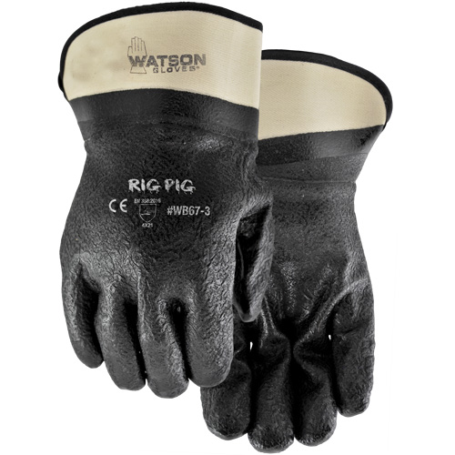 Gants Rig Pig, Taille unique, R&ecirc;vetement Nitrile/PVC, Enveloppe en Jersey SPOC Demo