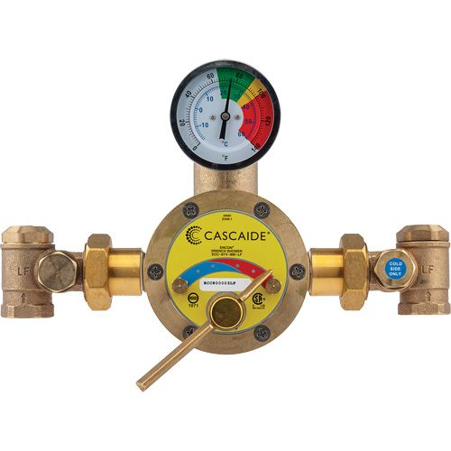 Mitigeur pour assemblage au groupe expos&eacute; d'une douche d'urgence simple ou combin&eacute;e, 56 gal./min SPOC Demo
