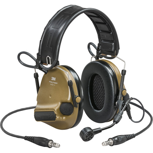 Peltor ComTac VI NIB Dual Lead Headset with Arc, Headband Style, 23 dB SPOC Demo