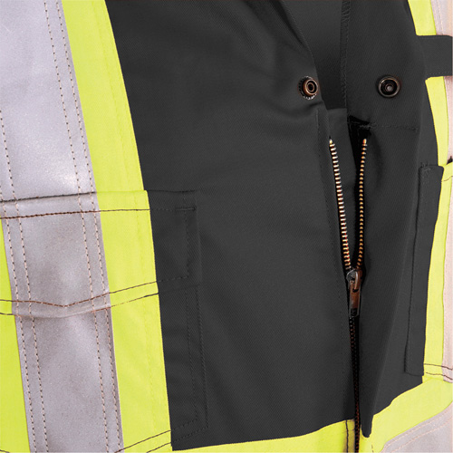 7702BK FR-Tech&reg; 88/12 FR Arc Rated Coveralls, Size 36, Black, 9.7 cal/cm² SPOC Demo