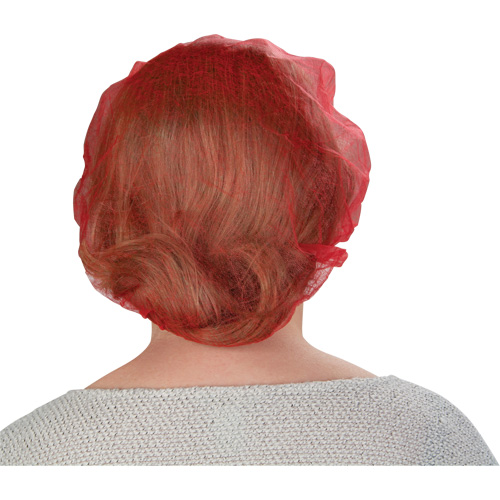 Bouffant Caps, Polypropylene, 21", Red SPOC Demo