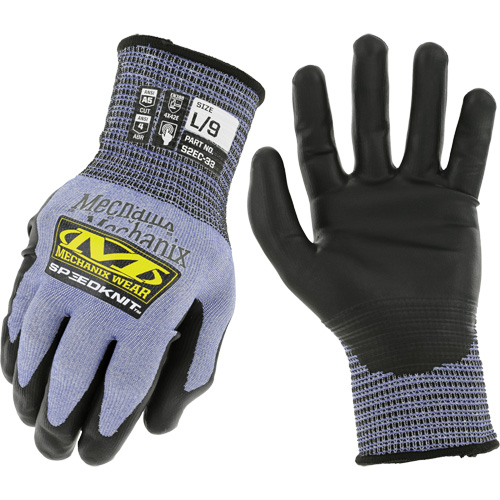 Gants r&eacute;sistants aux coupures SpeeKnit S2EC33, Taille Moyen/8, Calibre 18, Rev&ecirc;tement Ur&eacute;thane, Enveloppe en PEHP/Tungst&egrave;ne, ASTM ANSI niveau A5/EN 388 niveau D SPOC Demo