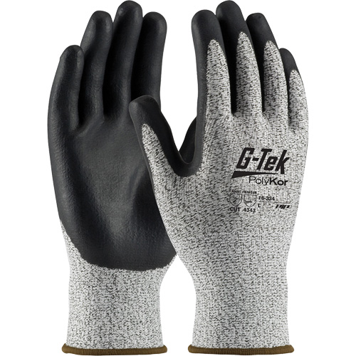 Gants r&eacute;sistants &agrave; la coupe G-Tek, Taille T-petit, Calibre 13, Rev&ecirc;tement Nitrile, Enveloppe en PolyKor, ASTM ANSI niveau A2/EN 388 niveau 3/EN 388 niveau B SPOC Demo