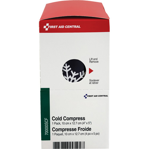Recharge de compresses instantan&eacute;es SmartCompliance, Froid, Utilisation unique, 4" x 5" SPOC Demo