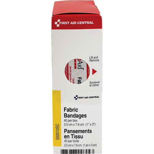 SmartCompliance&reg; Refill Adhesive Bandages, Rectangular/Square, 3", Fabric, Non-Sterile SPOC Demo