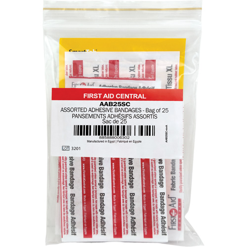 SmartCompliance&reg; Refill Adhesive Bandages, Assorted, Fabric/Plastic, Non-Sterile SPOC Demo