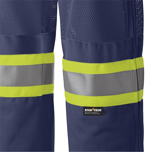 6003P Traffic Safety Pants, Polyester, X-Small, Navy Blue SPOC Demo